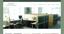 Desktop Screenshot of customofficedesign.biz